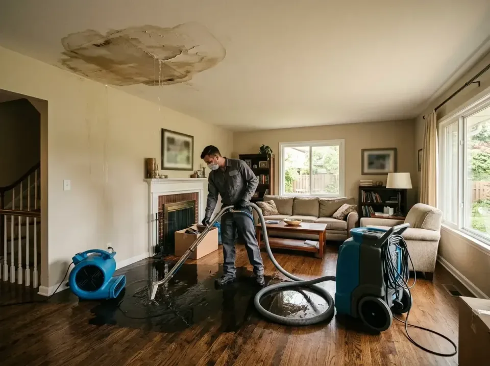 attic-pipe-burst-ceiling-drip-008 — frequently asked questions, Water Damage Restoration & Carpet Care in Plum, PA